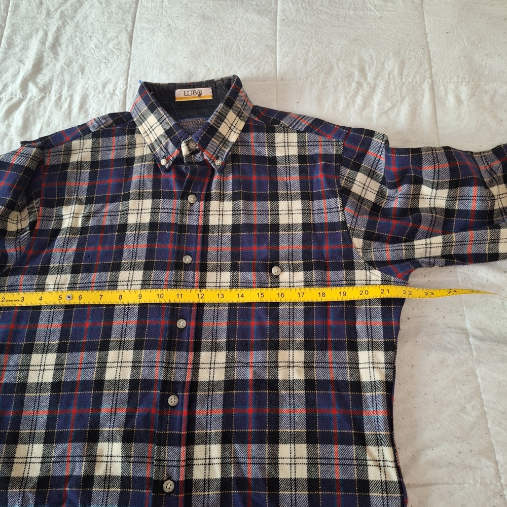 Pendleton Plaid Button-Up Wool Shirt - image 5